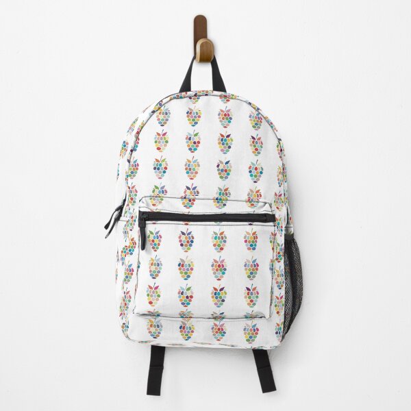 Item preview, Multicolour Raspberries Repeat Pattern - Pop Art Fruit Grid designed and sold by iampaulmorris.