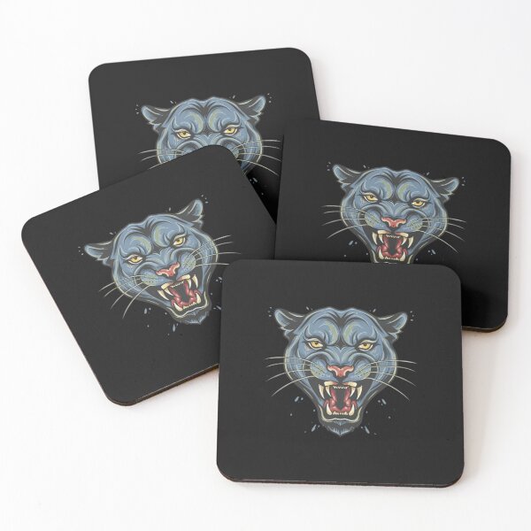 Item preview, American Traditional Panther Tattoo designed and sold by Goku Creations.