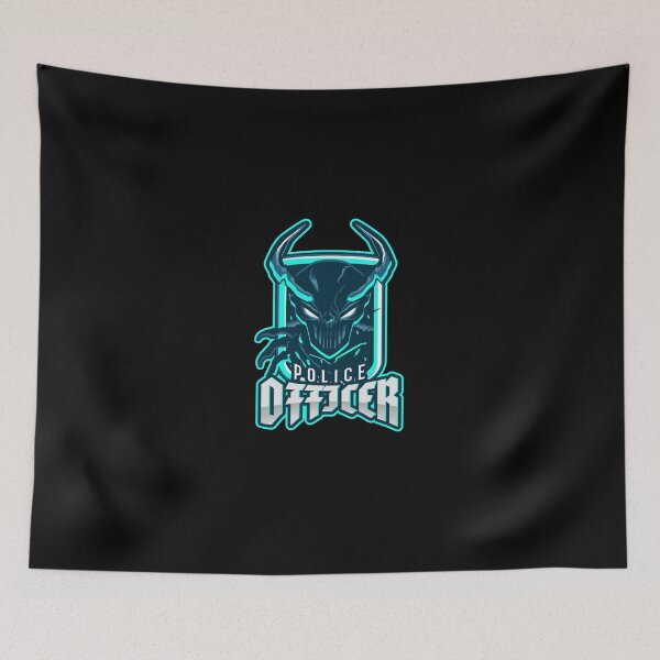 Item preview, Police Officer Design with Dark Demon  designed and sold by PRIVARSHU.
