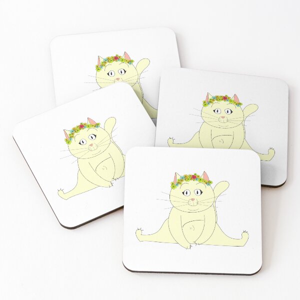 Item preview, Copy of Fat Black Cat doing Splits designed and sold by VentunoGrammi.