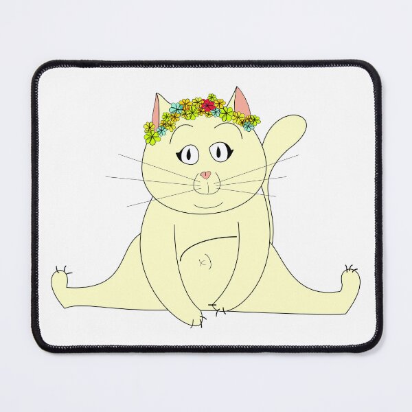 Item preview, Copy of Fat Black Cat doing Splits designed and sold by VentunoGrammi.