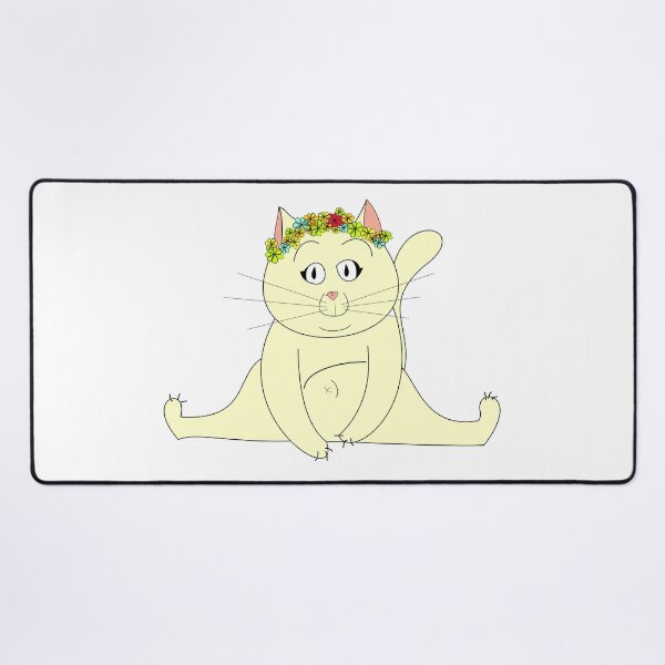 Item preview, Copy of Fat Black Cat doing Splits designed and sold by VentunoGrammi.