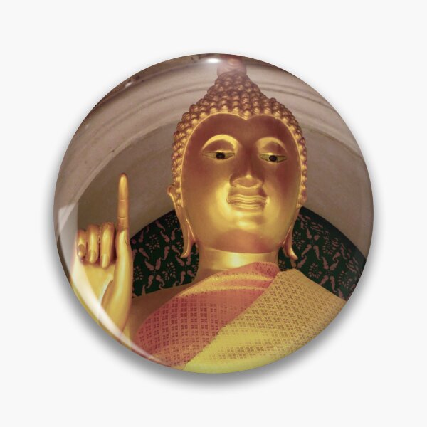 Item preview, Buddha, makes a point at the Phra Pathom Chedi, Thailand designed and sold by JonDelorme.