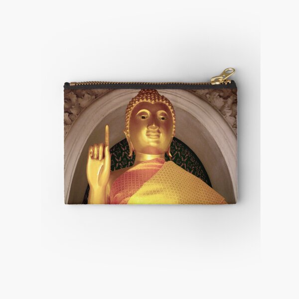 Item preview, Buddha, makes a point at the Phra Pathom Chedi, Thailand designed and sold by JonDelorme.