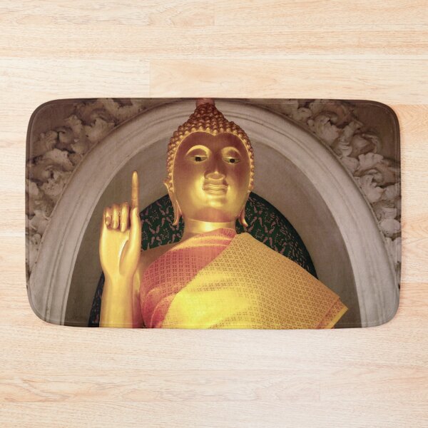 Item preview, Buddha, makes a point at the Phra Pathom Chedi, Thailand designed and sold by JonDelorme.