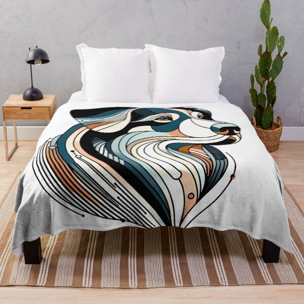 Item preview, Appenzeller Mountain Dog abstract design designed and sold by TaevasDesign.