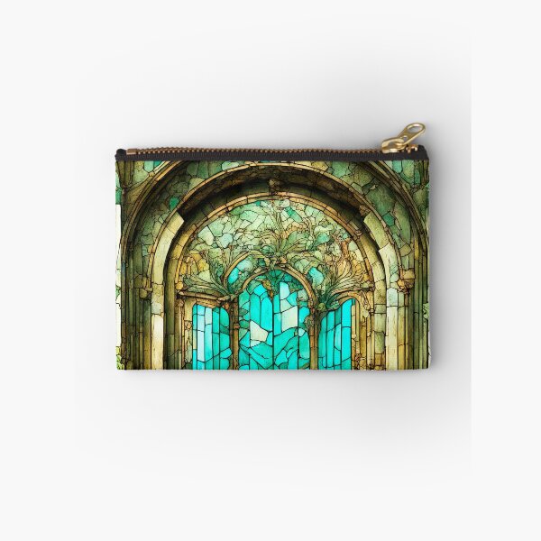 Item preview, A door with stained glass elements in an old mansion designed and sold by LanaGustavsson.