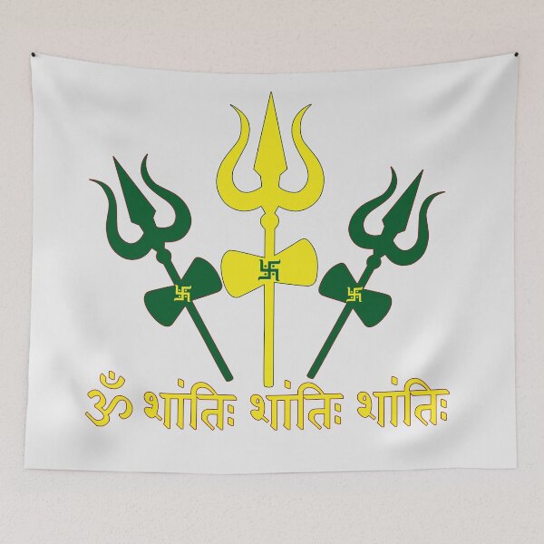 Item preview, om shanti mantra designed and sold by hutofdesigns.