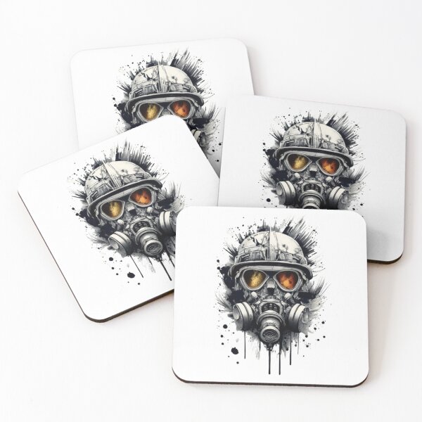 Item preview, Soldier in Poison gas mask 4 designed and sold by MacLis.