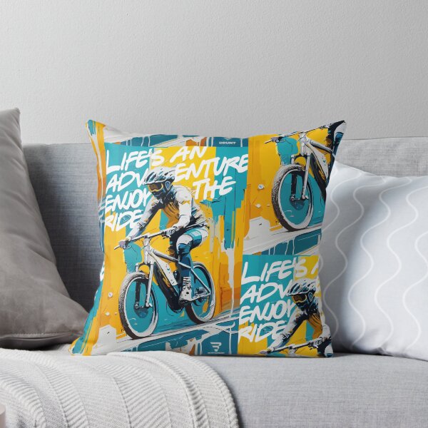 Item preview, Life's An Adventure, enjoy the Ride. Mountain bike, Cycling. gift for cyclist  designed and sold by BRUNTadventures.