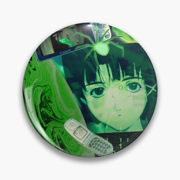 Artikelvorschau, Lain Green Cybercore-Ästhetik entworfen und verkauft von MerikuroCreates.