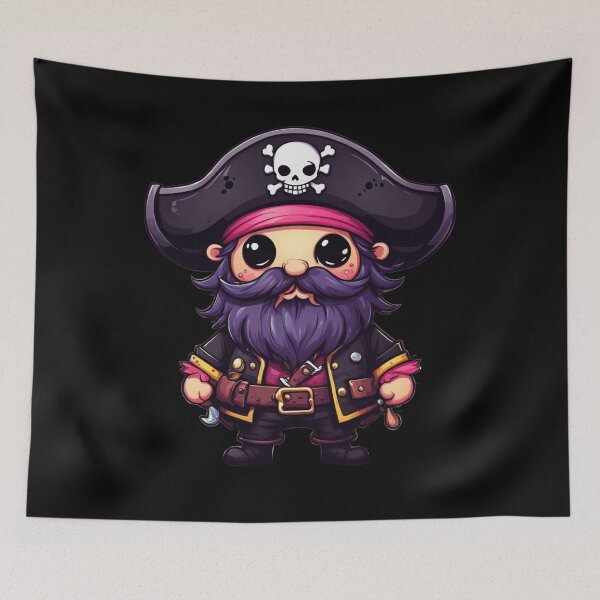 Item preview, Pirate Cartoon, Privateer,  Kawaii Cute designed and sold by Burn-Ego.
