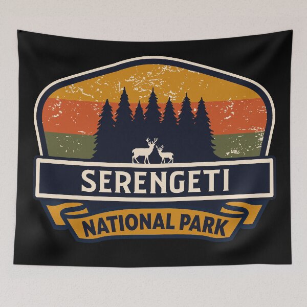 Item preview, Serengeti National Park-Vintage designed and sold by Nature-spirit.