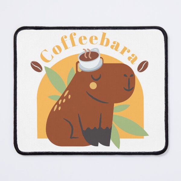 Item preview, capybara lover coffeebara cute capybara art designed and sold by KataMarekArt.