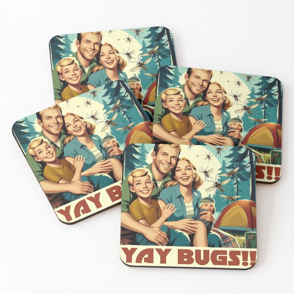 Item preview, Yay Bugs Camping Funny designed and sold by Esskay Designs.