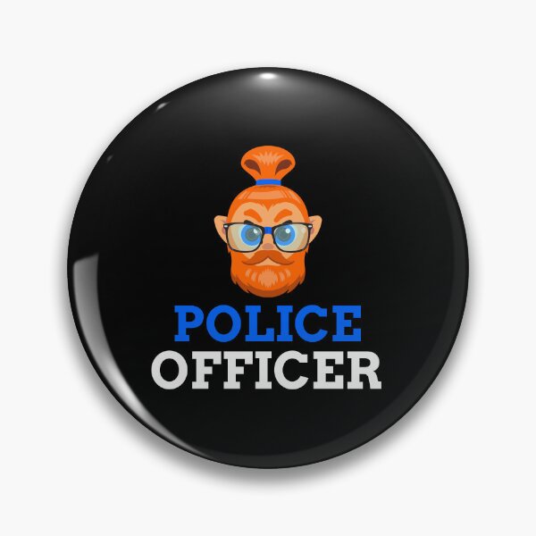 Item preview, Police Officer Design with Alternative Hipster designed and sold by PRIVARSHU.