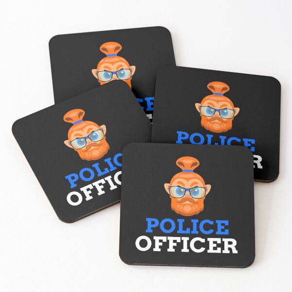 Item preview, Police Officer Design with Alternative Hipster designed and sold by PRIVARSHU.
