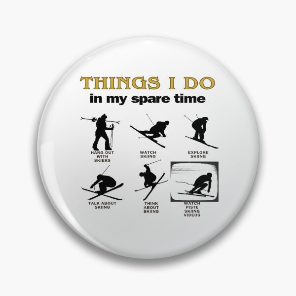 Item preview, What a skier does...Gift Ideas For The Ski Enthusiast designed and sold by LindaLG.