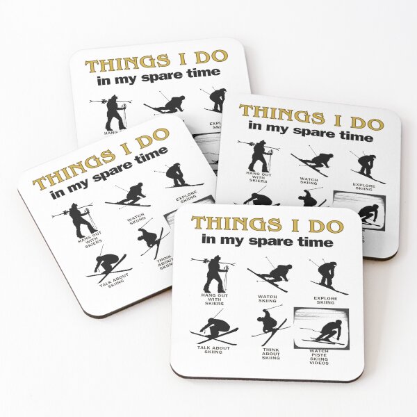 Item preview, What a skier does...Gift Ideas For The Ski Enthusiast designed and sold by LindaLG.