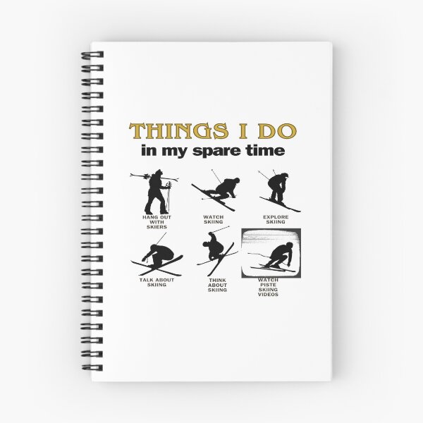 Item preview, What a skier does...Gift Ideas For The Ski Enthusiast designed and sold by LindaLG.