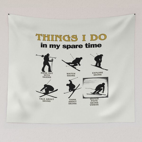 Item preview, What a skier does...Gift Ideas For The Ski Enthusiast designed and sold by LindaLG.