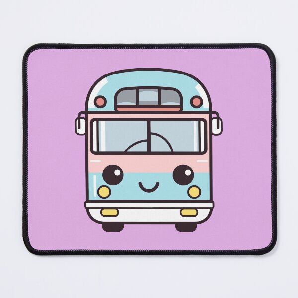 Item preview, Rolling Delight Cute Kawaii Bus Adventure designed and sold by DigitalGraphic1.
