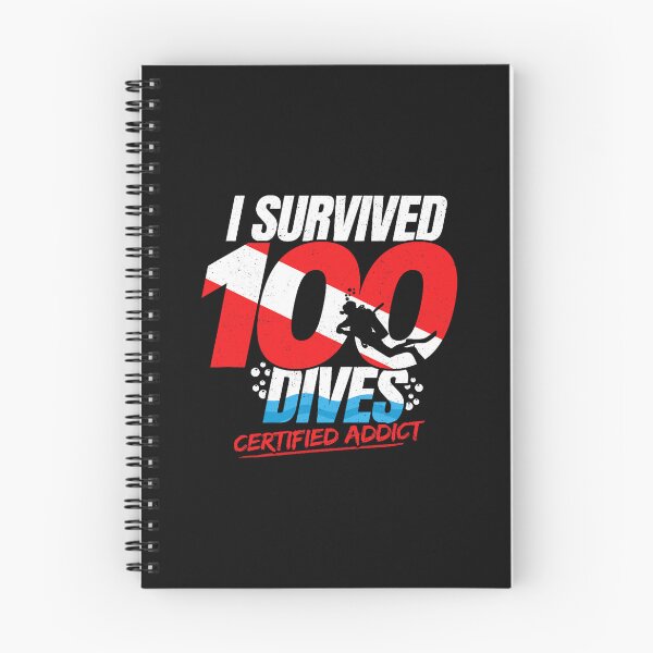 Item preview, 100th Dive Gift 2Diver Down Flag 2Funny Scuba Diving designed and sold by Dentapaint.