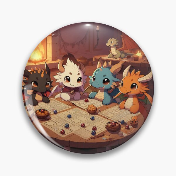 Item preview, Dragons playing TTRPG Tavern designed and sold by dragongf.