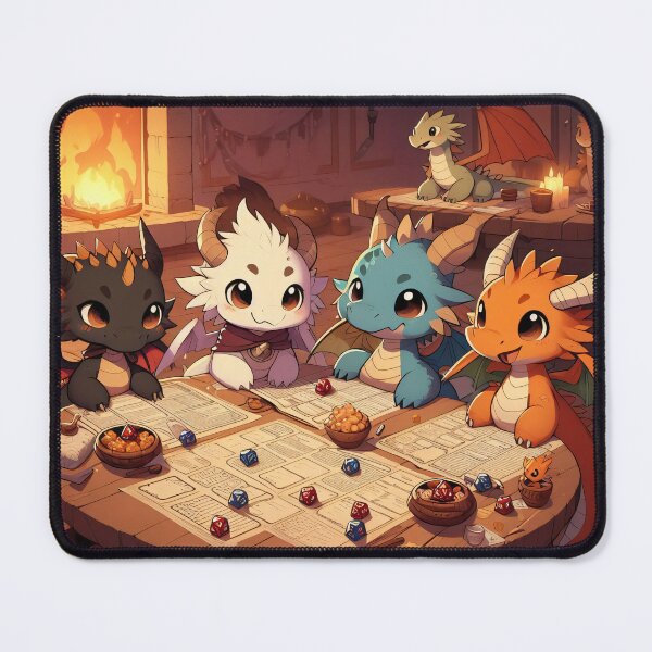Item preview, Dragons playing TTRPG Tavern designed and sold by dragongf.