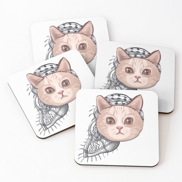 Item preview, kufiya cat (brown) designed and sold by asome.