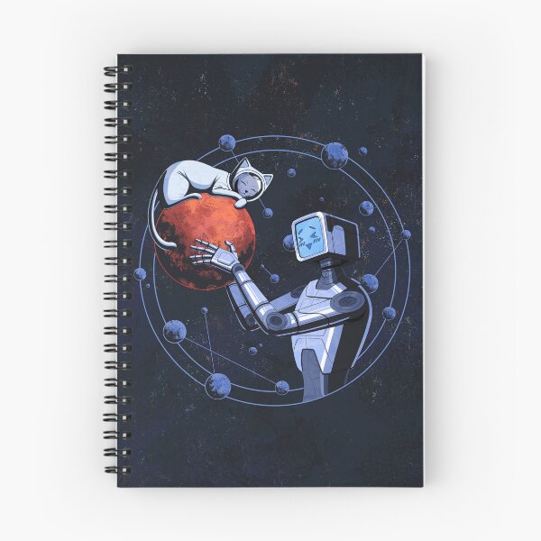 Item preview, Robot and Cat on Mars designed and sold by ROBOxART.