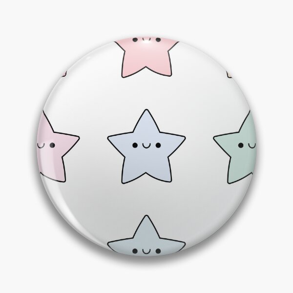 Item preview, 9 Pack of Star Stickers Pastel Pink Blue Green designed and sold by SOMI SOMI.
