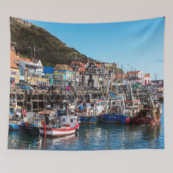 Item preview, Scarborough Town And Harbour Fishing Boats designed and sold by Paul Thompson Photography.