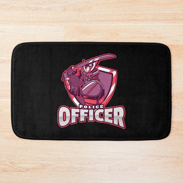 Item preview, Police Officer Design with Cool Samurai designed and sold by PRIVARSHU.