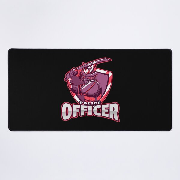 Item preview, Police Officer Design with Cool Samurai designed and sold by PRIVARSHU.