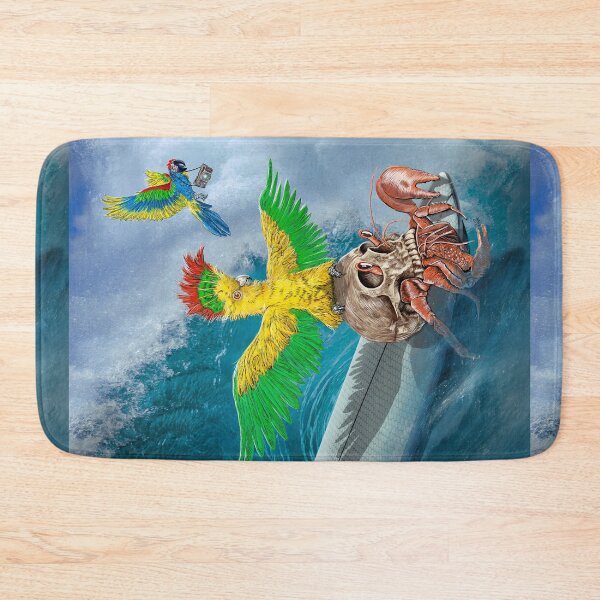 Item preview, Surf Parrot Skull Crab Hang Ten designed and sold by oz10.
