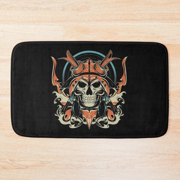 Item preview, American Traditional Viking Skeleton Tattoo designed and sold by Goku Creations.