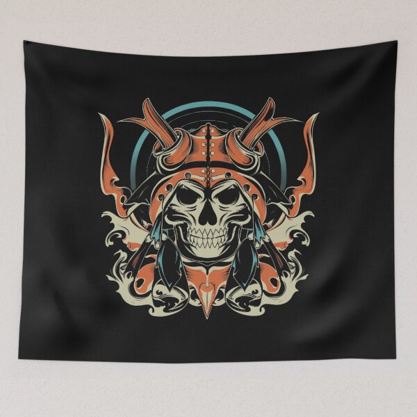 Item preview, American Traditional Viking Skeleton Tattoo designed and sold by Goku Creations.