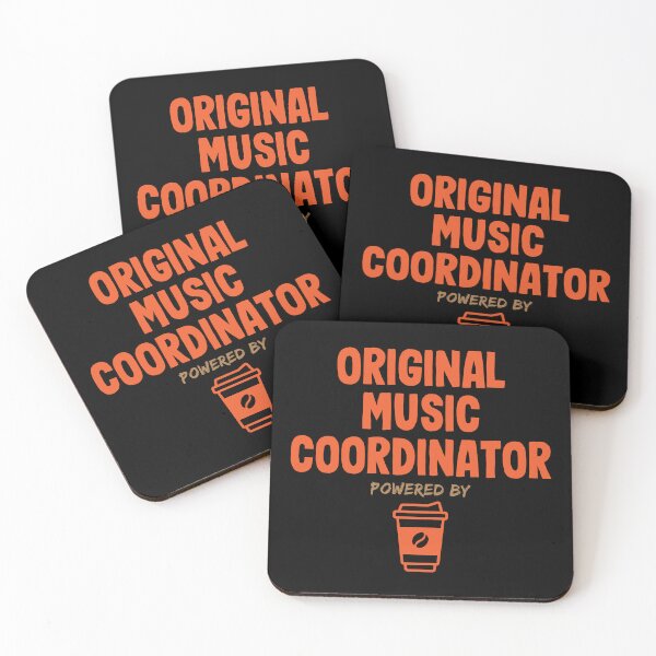 Item preview, Original Music Coordinator Powered by Coffee designed and sold by NermilioDesigns.