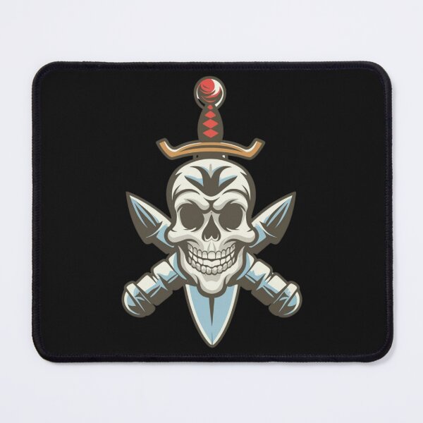 Item preview, American Traditional Skull and Dagger Tattoo designed and sold by Goku Creations.