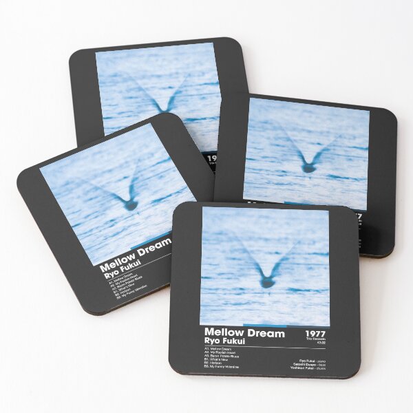 Item preview, Ryo Fukui - Mellow Dream | Album Card (Dark) designed and sold by theoralcollage.