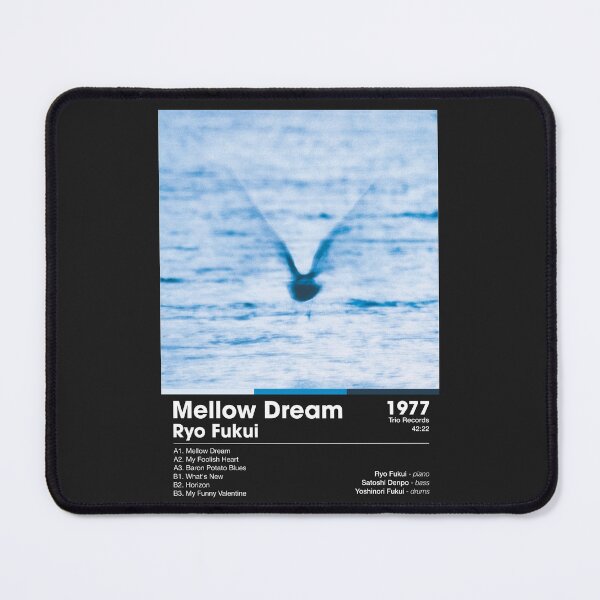 Item preview, Ryo Fukui - Mellow Dream | Album Card (Dark) designed and sold by theoralcollage.