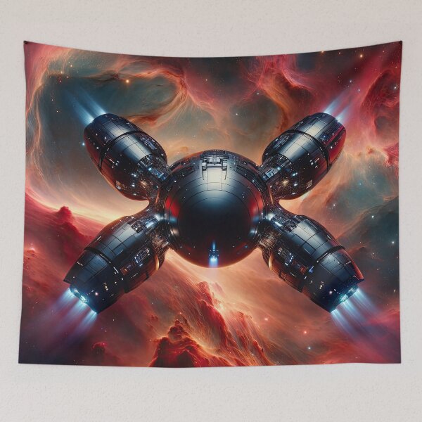Item preview, Nebula Navigator: The Starlit Odyssey designed and sold by artwaves.