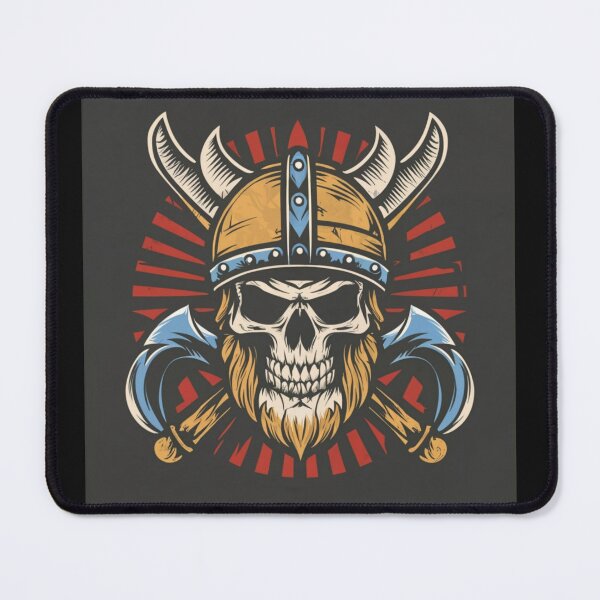 Item preview, American Traditional Viking Skeleton Tattoo designed and sold by Goku Creations.