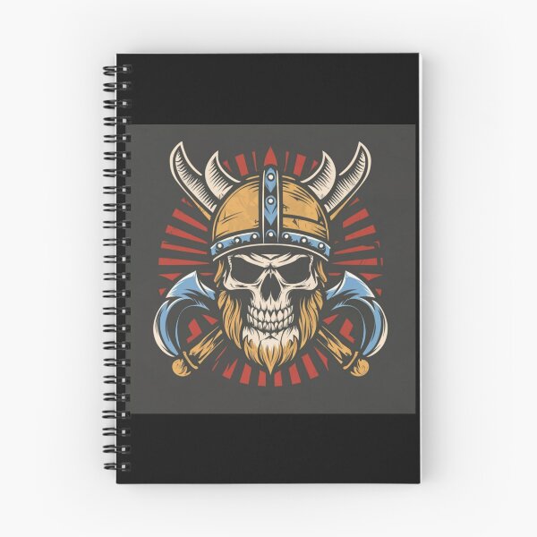 Item preview, American Traditional Viking Skeleton Tattoo designed and sold by Goku Creations.