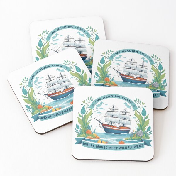 Item preview, The Acadian Coast, Where Waves Meet Wildflowers designed and sold by 3Brew-Designs.