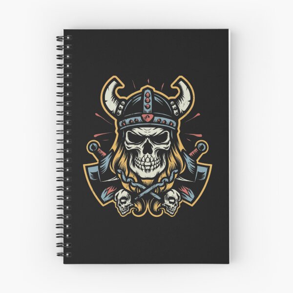 Item preview, American Traditional Viking Skeleton Tattoo designed and sold by Goku Creations.