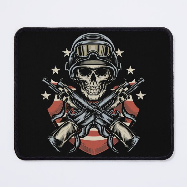 Item preview, American Traditional Soldier Skull Tattoo designed and sold by Goku Creations.