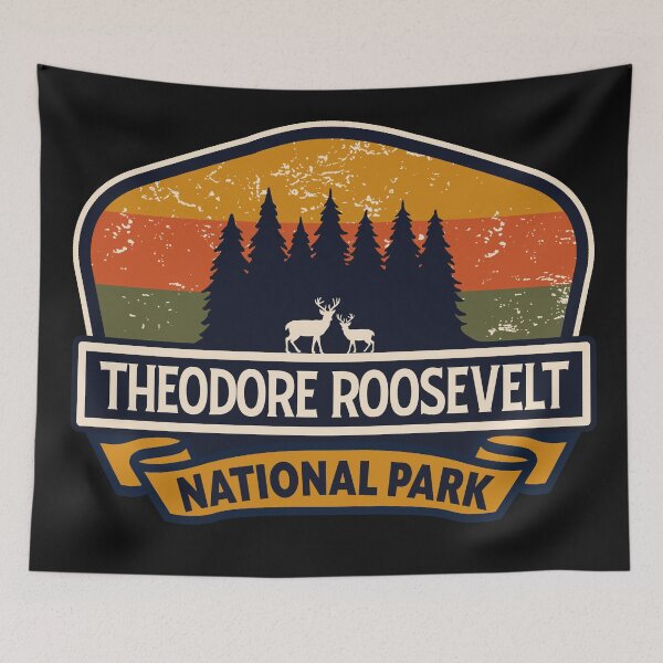 Item preview, Theodore Roosevelt National Park-Vintage designed and sold by Nature-spirit.