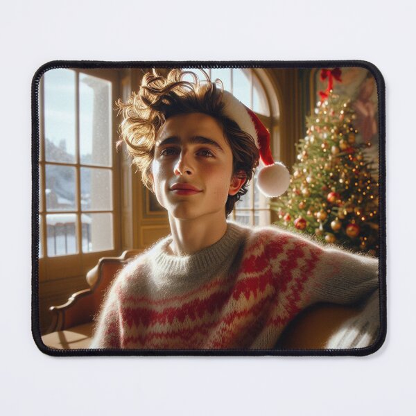 Item preview, Elio Perlman with Christmas hat CMBYN designed and sold by cmbynjournal.